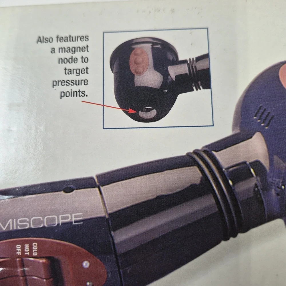 Lumiscope Massager Hot-cold Magnetic Therapy Rechargable Body Massager 8070